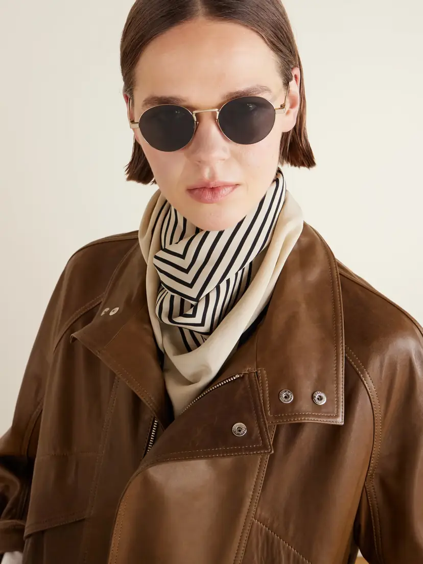 CELINE Eyewear Oro Round-frame Gold-tone Sunglasses | Thumbnail 5 CELINE Eyewear Oro Round-frame Gold-tone Sunglasses | Thumbnail 5