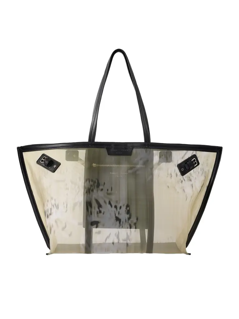 Proenza Schouler Days Carryall Leather-trimmed Printed Mesh Tote | Image 1 Proenza Schouler Days Carryall Leather-trimmed Printed Mesh Tote | Image 1