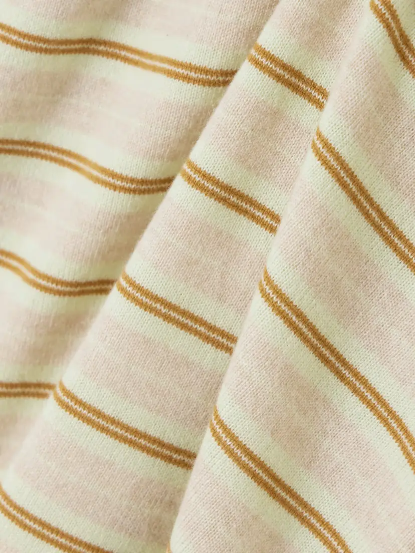 Guest In Residence Layered Striped Cashmere Polo Shirt | Thumbnail 5