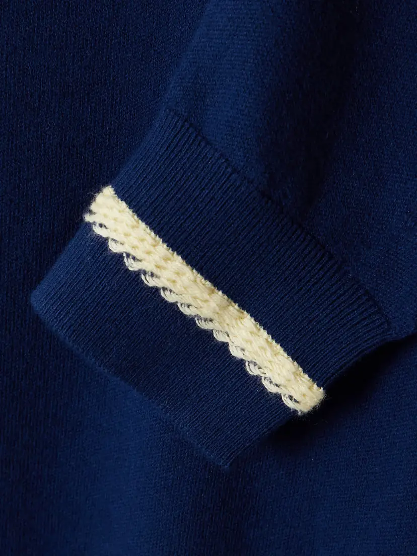Guest In Residence Jib Striped Cotton And Cashmere-blend Turtleneck Sweater | Thumbnail 5 Guest In Residence Jib Striped Cotton And Cashmere-blend Turtleneck Sweater | Thumbnail 5