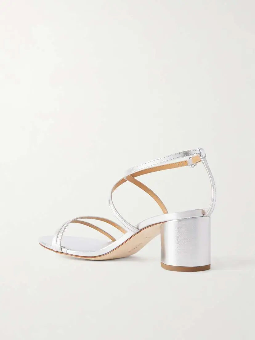 aeyde Mirella Metallic Leather Sandals | Thumbnail 3 aeyde Mirella Metallic Leather Sandals | Thumbnail 3