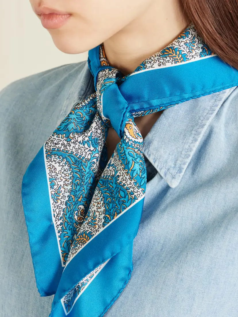 Etro Turandot Silk-twill Scarf | Thumbnail 3