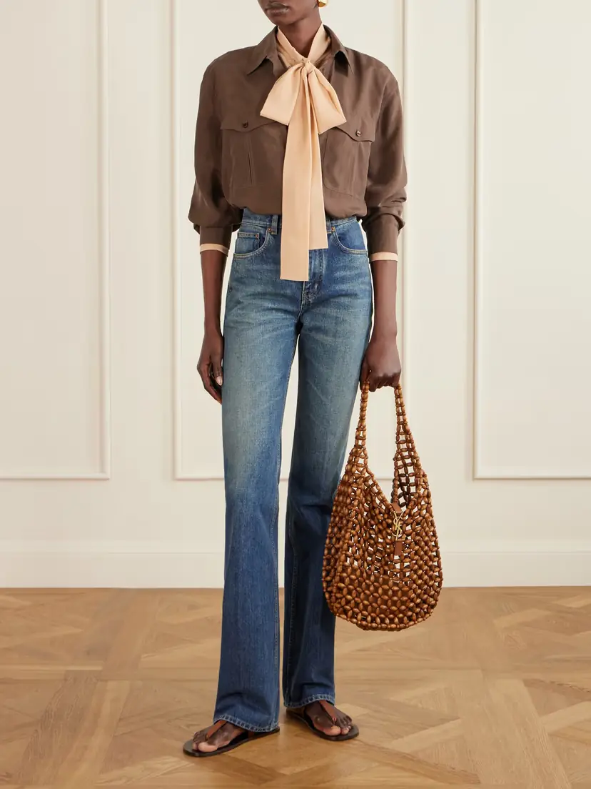 Saint Laurent Silk Habotai Shirt | Thumbnail 2
