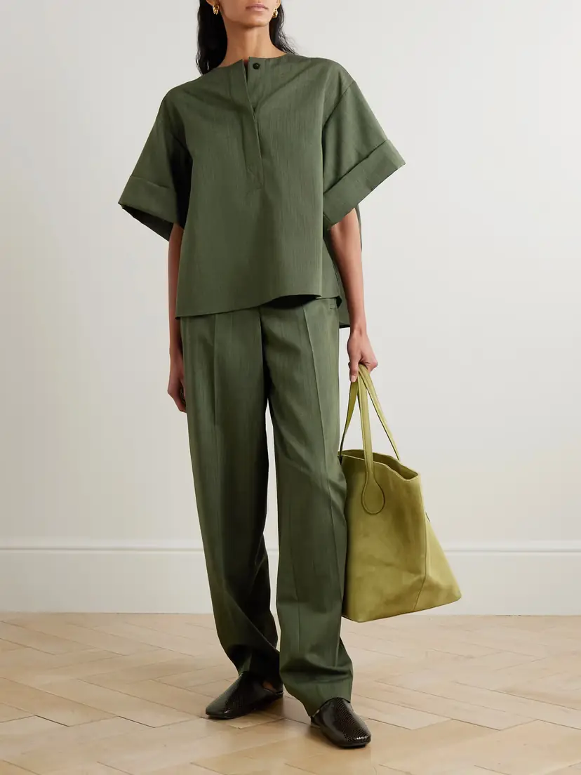 Joseph Zen Wool-twill Straight-leg Pants | Thumbnail 2 Joseph Zen Wool-twill Straight-leg Pants | Thumbnail 2