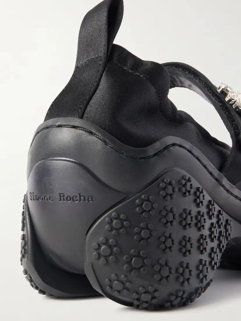 Simone Rocha Embellished Satin Mary Jane Pumps | Thumbnail 5 Simone Rocha Embellished Satin Mary Jane Pumps | Thumbnail 5