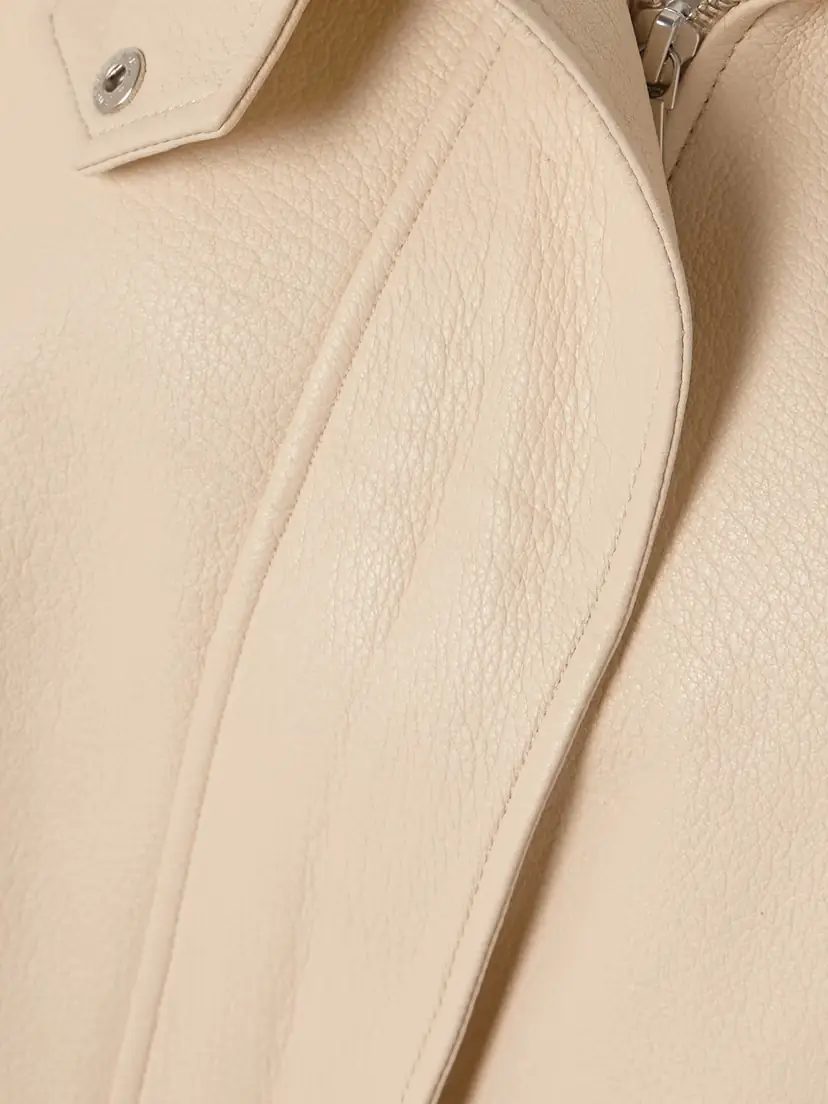 Nour Hammour Pia Textured-leather Jacket | Thumbnail 4