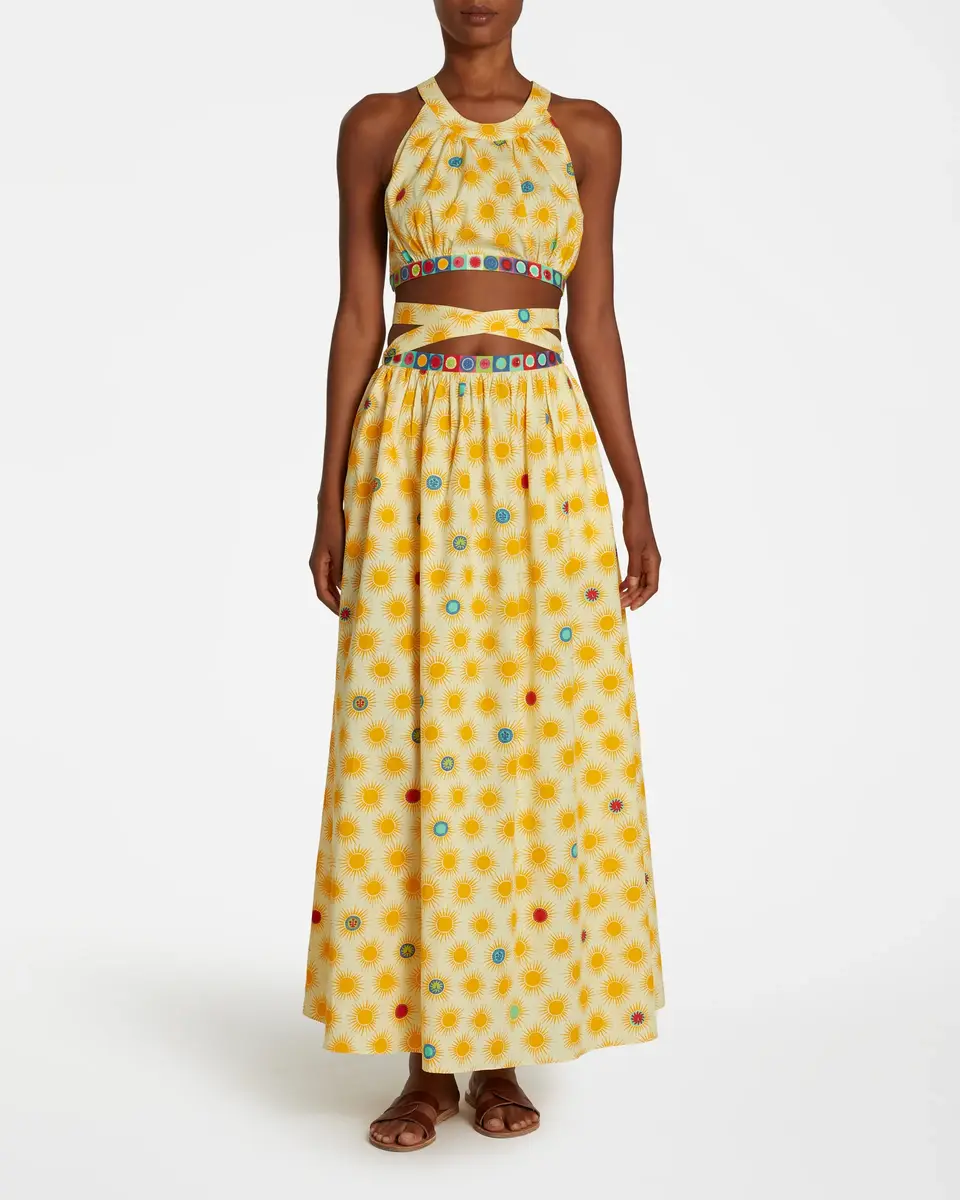 Emporio Sirenuse Alaia Dress in Yellow Smile | Thumbnail 2