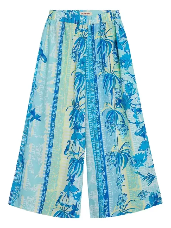 Jade Pants in Blue Blossom Jade Pants in Blue Blossom
