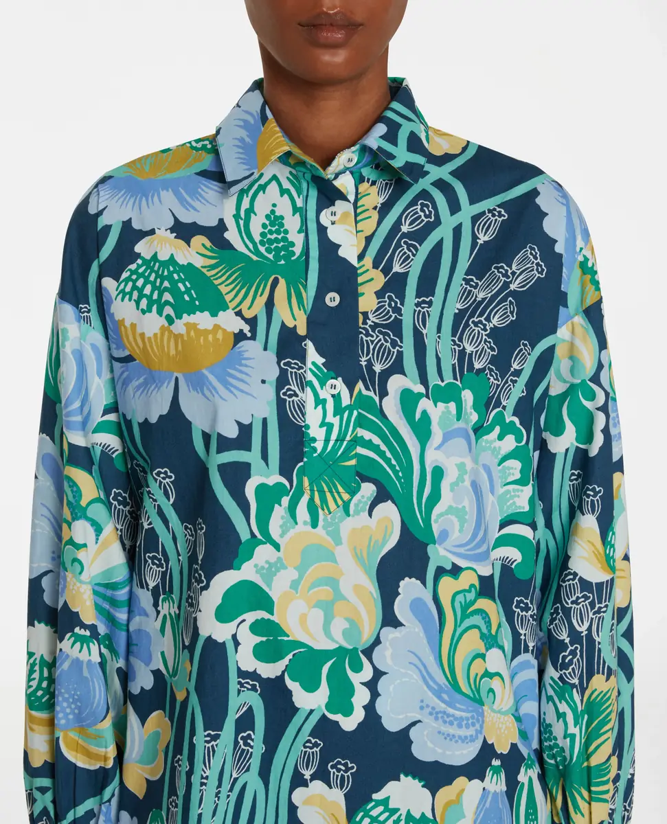 Emporio Sirenuse Long Raissa Poppy Shirt | Thumbnail 5 Emporio Sirenuse Long Raissa Poppy Shirt | Thumbnail 5
