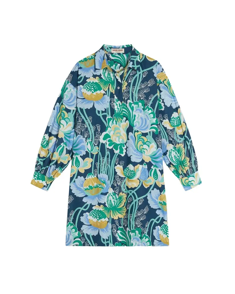 Emporio Sirenuse Long Raissa Poppy Shirt | Image 1 Emporio Sirenuse Long Raissa Poppy Shirt | Image 1