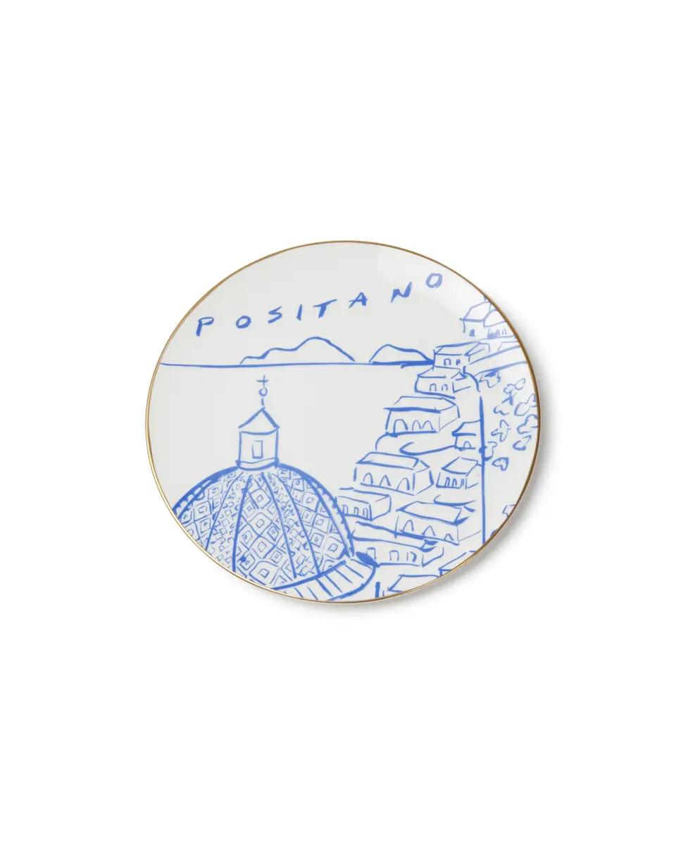 Emporio Sirenuse Luke Edward Hall Dessert Plate | Image 1 Emporio Sirenuse Luke Edward Hall Dessert Plate | Image 1