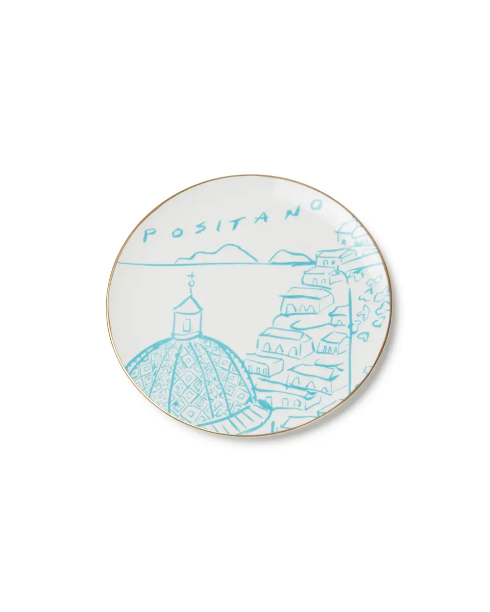 Emporio Sirenuse Luke Edward Hall Dessert Plate | Image 1 Emporio Sirenuse Luke Edward Hall Dessert Plate | Image 1
