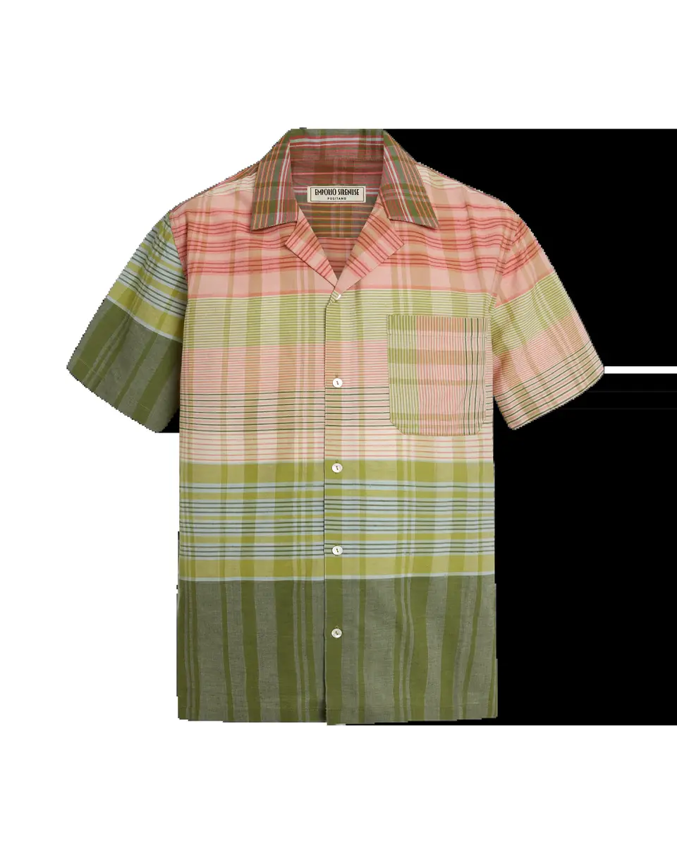 Emporio Sirenuse Madura Checks Hawaiian Shirt | Thumbnail 2