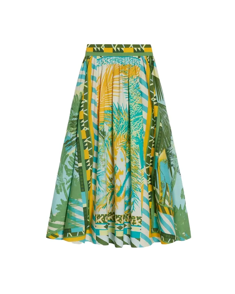 Emporio Sirenuse Ombretta Wild Life Skirt