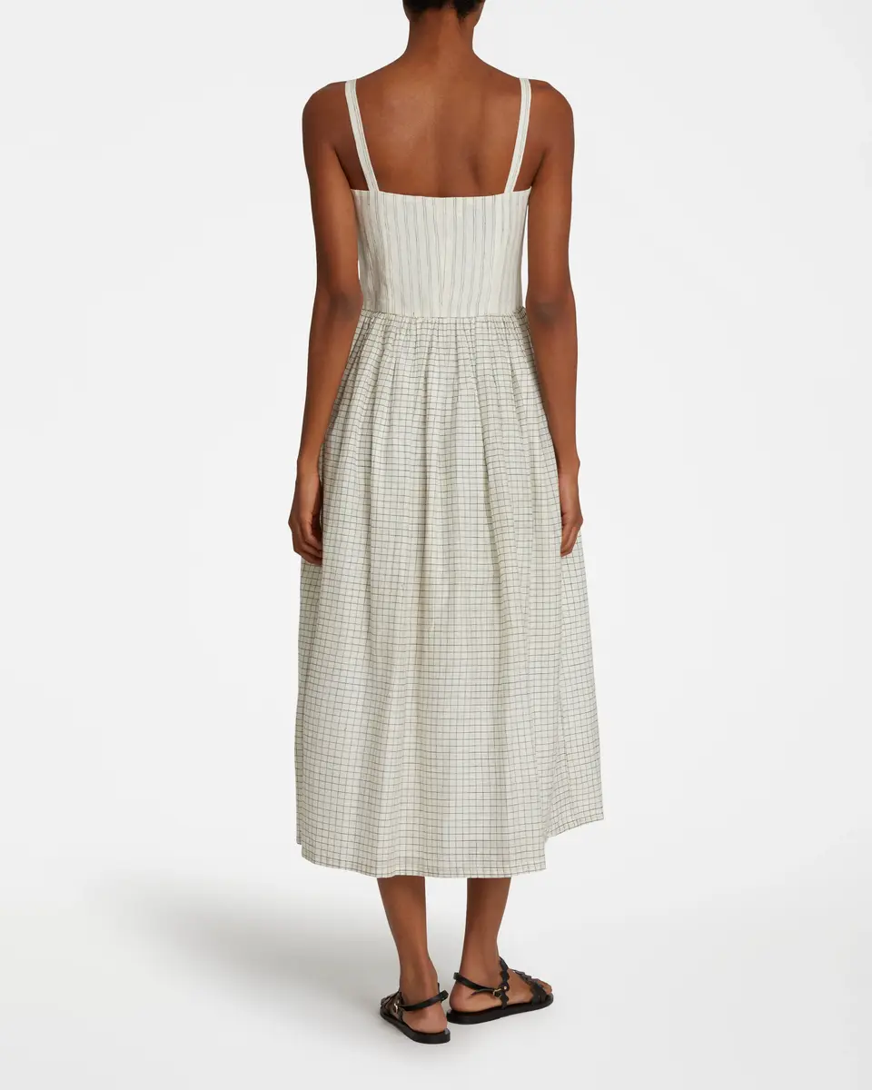 Emporio Sirenuse Sabina Checks & Stripes Dress | Thumbnail 4 Emporio Sirenuse Sabina Checks & Stripes Dress | Thumbnail 4