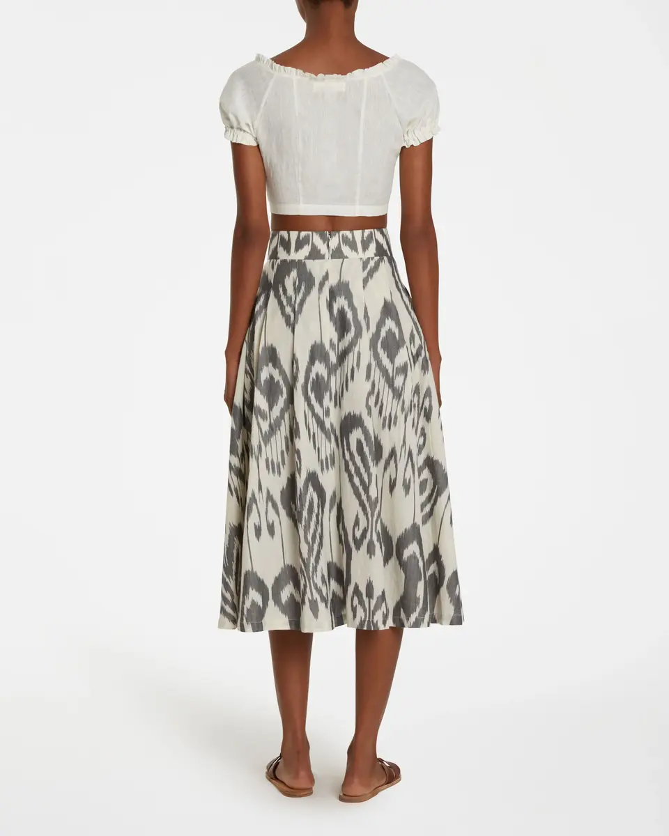 Emporio Sirenuse Teorica Anatolian Ikat Skirt | Thumbnail 3 Emporio Sirenuse Teorica Anatolian Ikat Skirt | Thumbnail 3