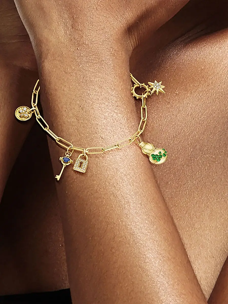 Hueb Women's Penka 18K Yellow Gold & Multi-Gemstone Charm Bracelet | Thumbnail 2 Hueb Women's Penka 18K Yellow Gold & Multi-Gemstone Charm Bracelet | Thumbnail 2