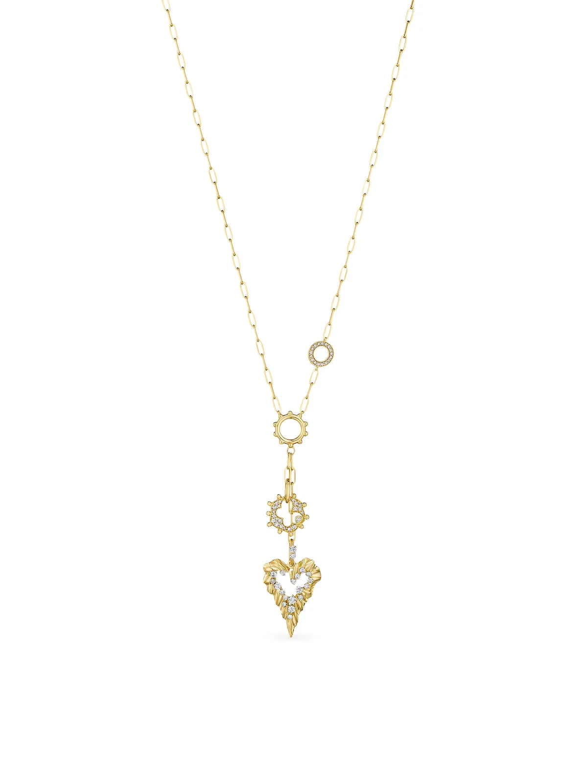 Women's Penka 18K Yellow Gold & 0.83 TCW Diamond Charm Necklace Women's Penka 18K Yellow Gold & 0.83 TCW Diamond Charm Necklace