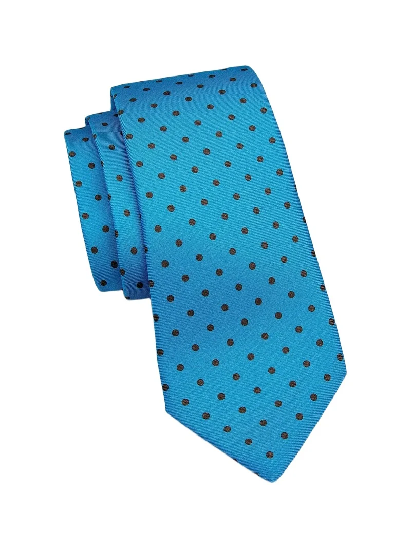 Men's Polka Dot Silk Tie Men's Polka Dot Silk Tie