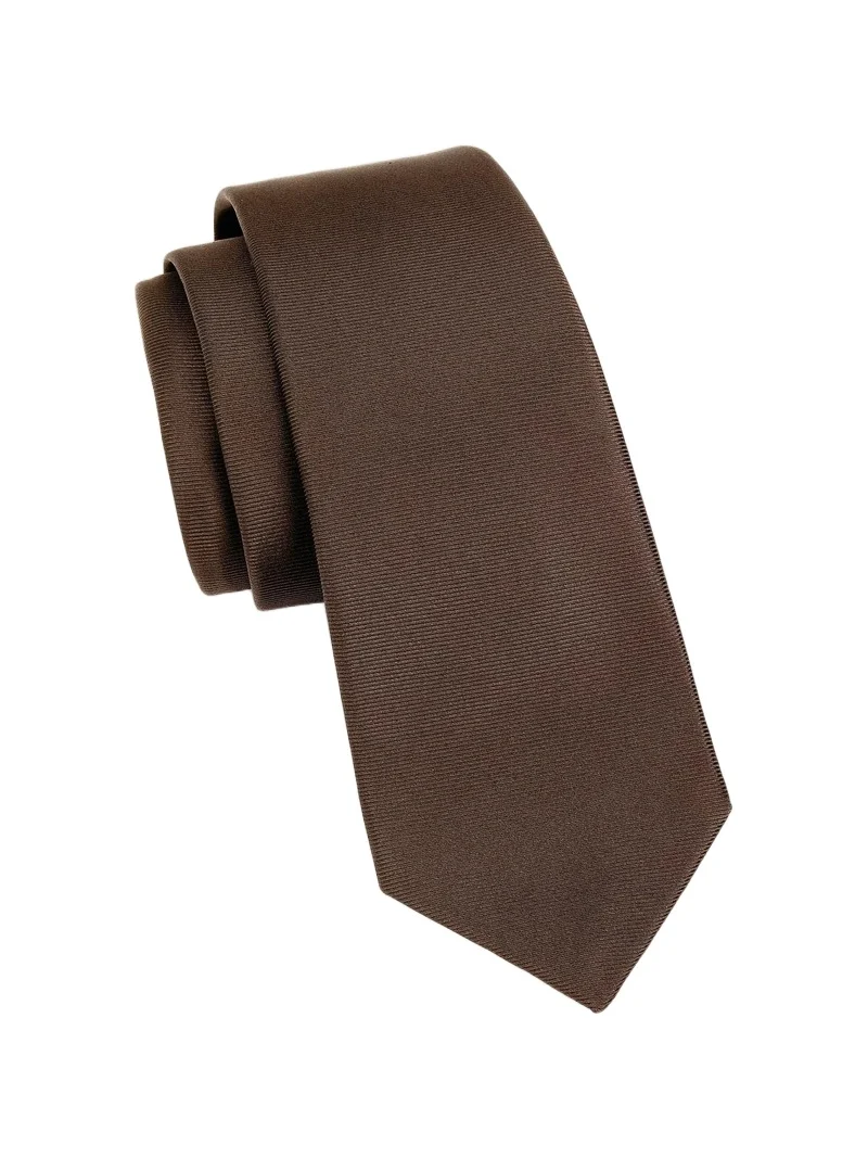 Men's Solid Silk Tie