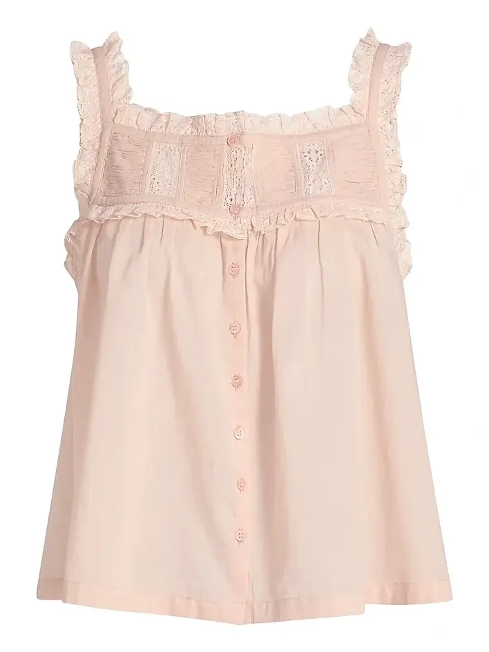 Women's Fidella Lace Cotton Top