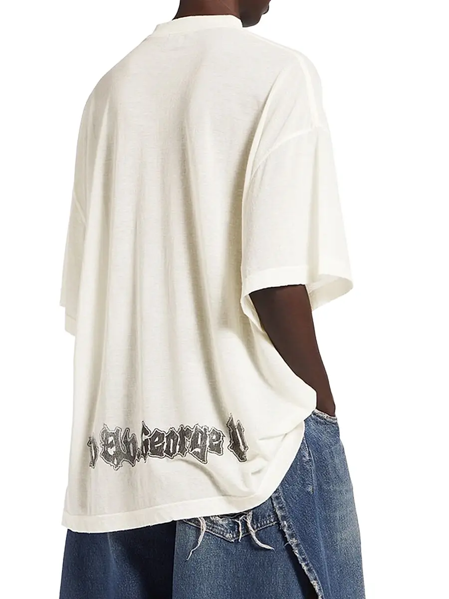 Balenciaga Women's Salon De Couture Shaped T-Shirt | Thumbnail 3