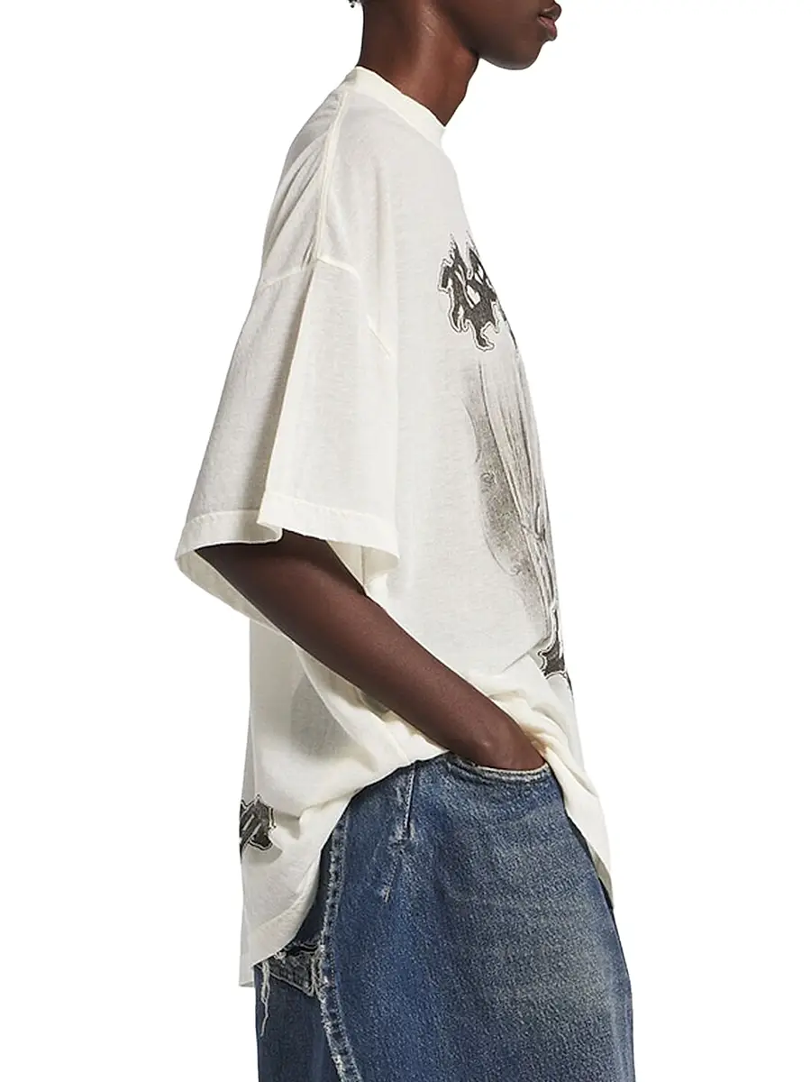 Balenciaga Women's Salon De Couture Shaped T-Shirt | Thumbnail 4