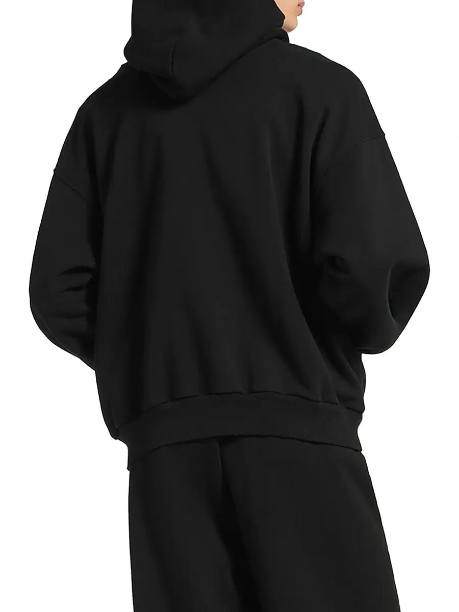 Balenciaga Men's Messy Spray Medium Fit Hoodie | Thumbnail 3 Balenciaga Men's Messy Spray Medium Fit Hoodie | Thumbnail 3