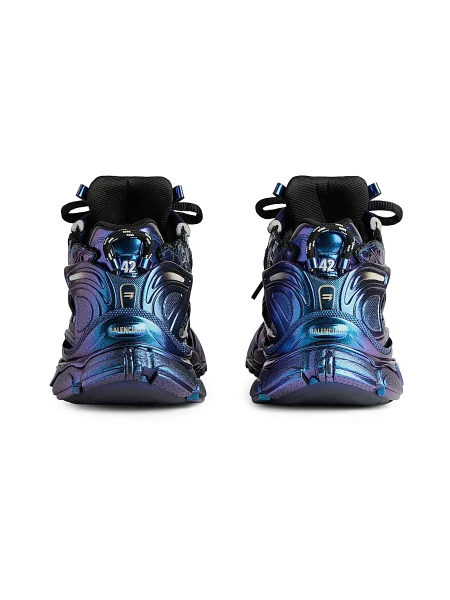 Balenciaga Men's Runner Iridescent Sneakers | Thumbnail 2 Balenciaga Men's Runner Iridescent Sneakers | Thumbnail 2