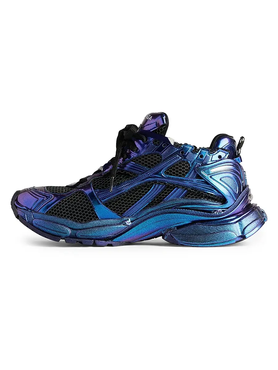 Balenciaga Men's Runner Iridescent Sneakers | Thumbnail 3 Balenciaga Men's Runner Iridescent Sneakers | Thumbnail 3