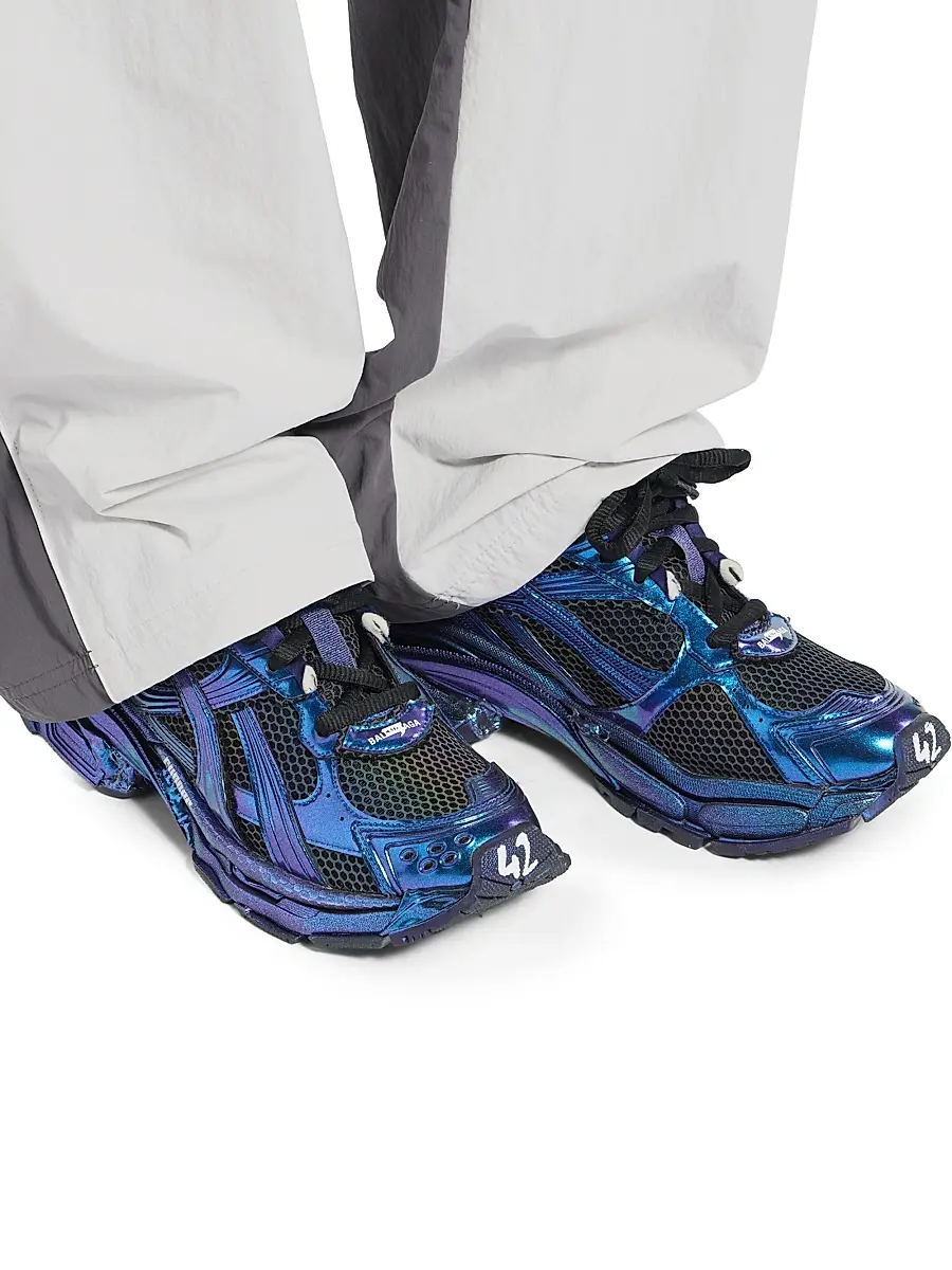 Balenciaga Men's Runner Iridescent Sneakers | Thumbnail 6 Balenciaga Men's Runner Iridescent Sneakers | Thumbnail 6