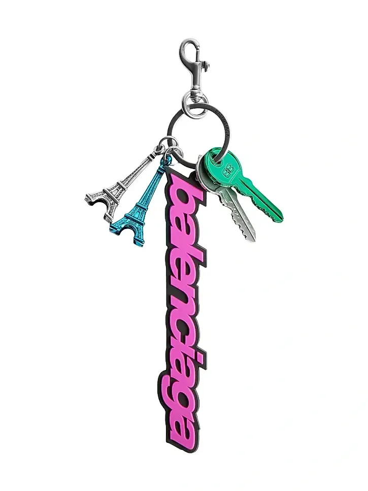 Women's Biker Charm Keychain