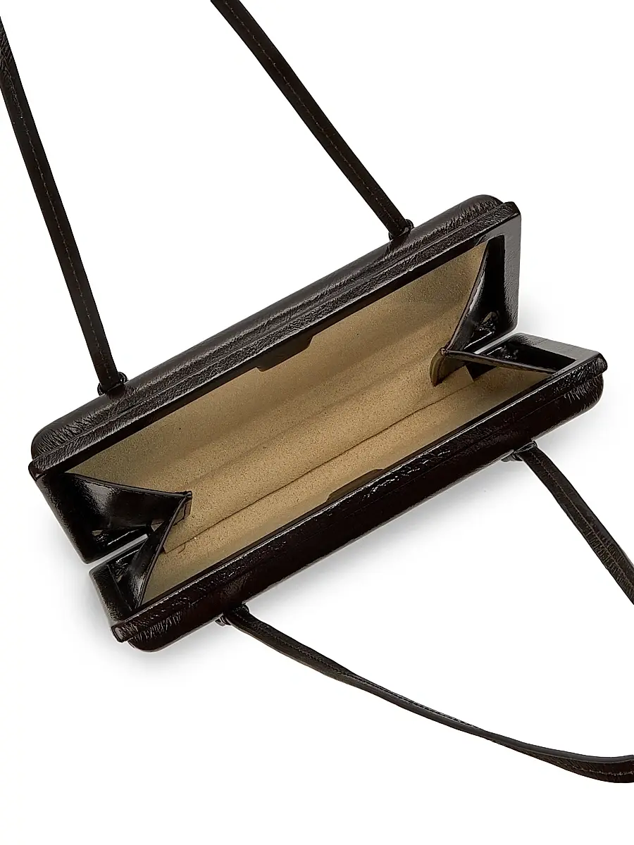 Toteme Women's Cocktail Leather Shoulder Bag - Bark | Thumbnail 4 Toteme Women's Cocktail Leather Shoulder Bag - Bark | Thumbnail 4