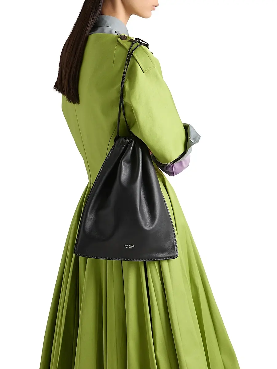 Prada Women's Wish Nappa Leather Pouch | Thumbnail 3