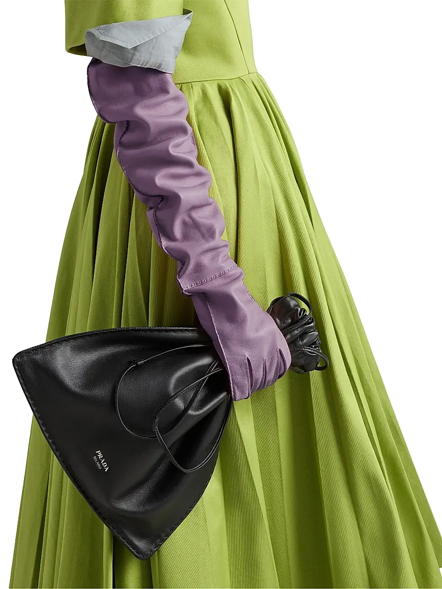 Prada Women's Wish Nappa Leather Pouch | Thumbnail 4