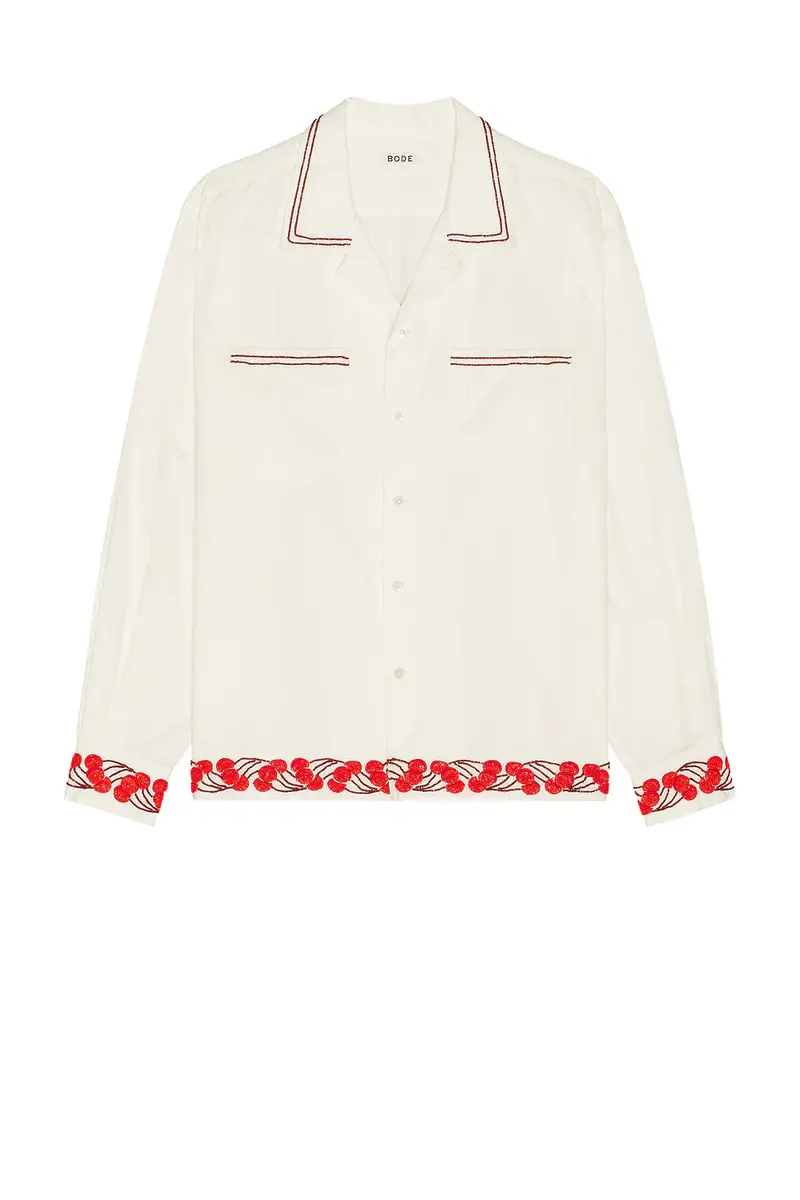 BODE Cherry Lane Beaded Shirt | Thumbnail 4