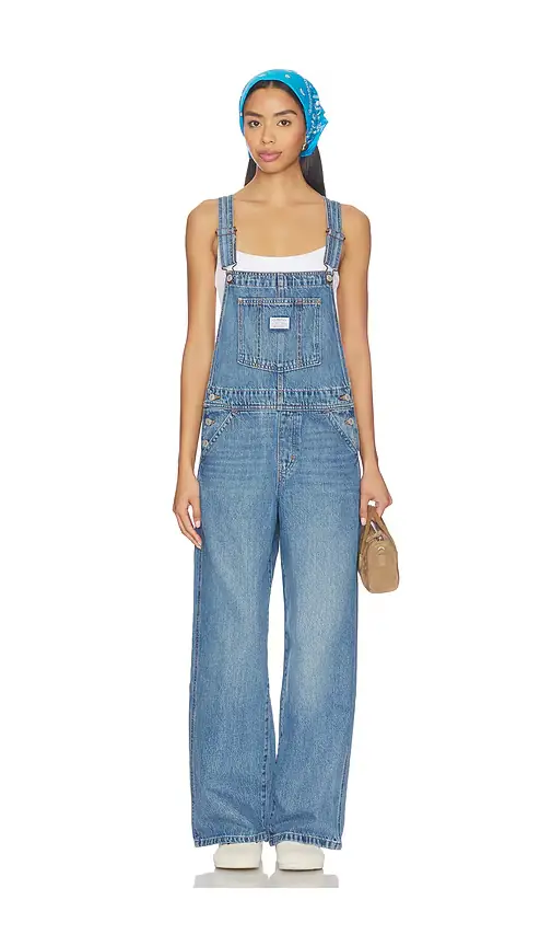LEVI'S Full Length Wide Leg Overall | Image 1 LEVI'S Full Length Wide Leg Overall | Image 1