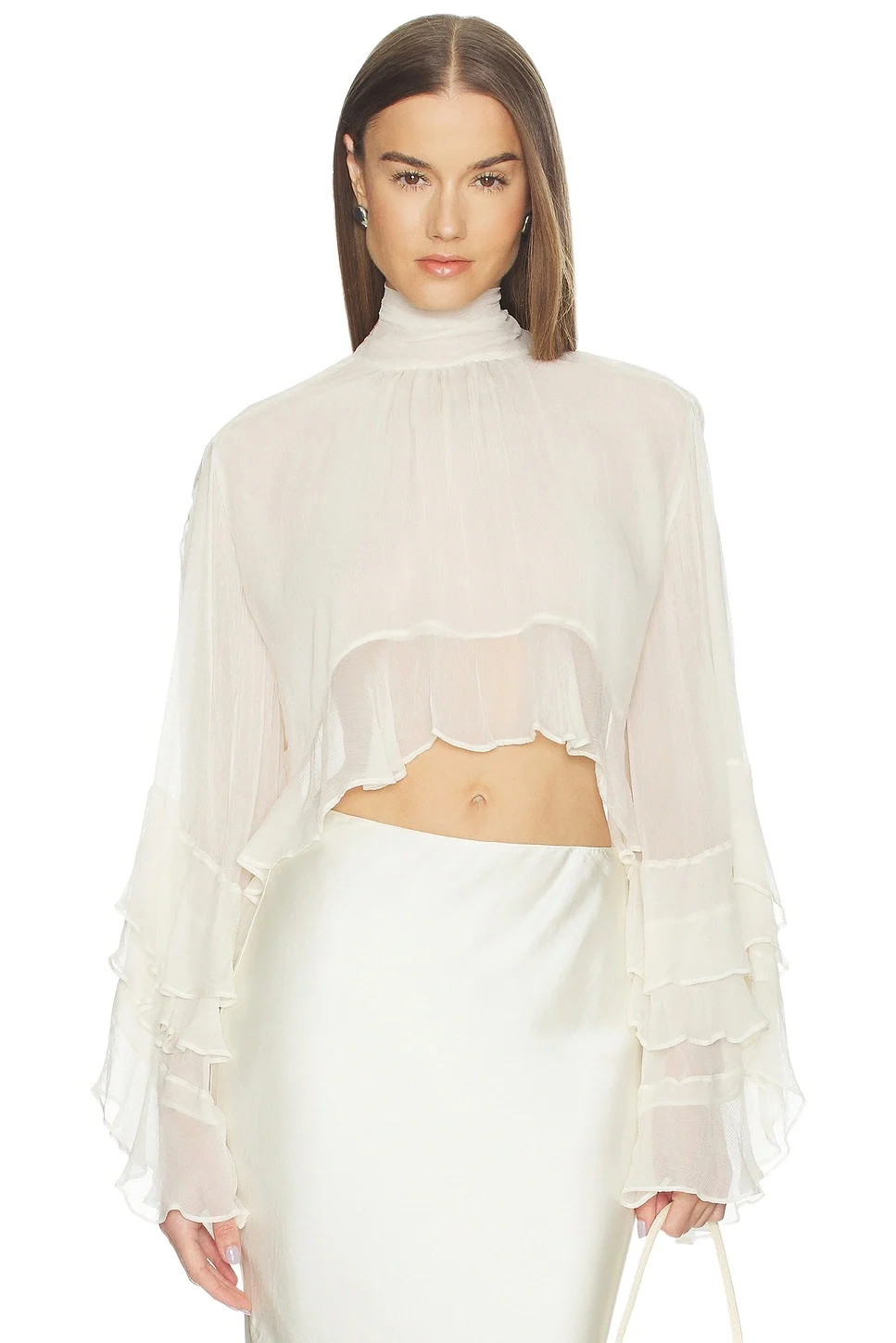 Zoe Ruffle Blouse