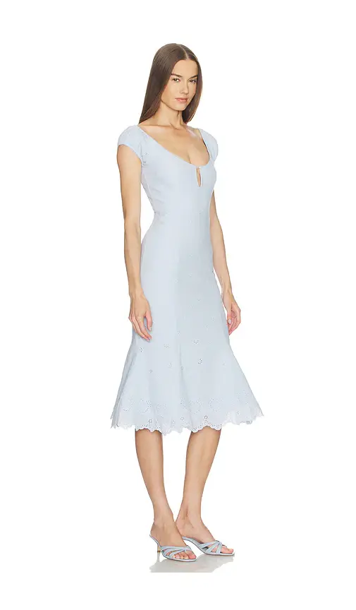 LOBA Bonita Eyelet Midi Dress | Thumbnail 2 LOBA Bonita Eyelet Midi Dress | Thumbnail 2