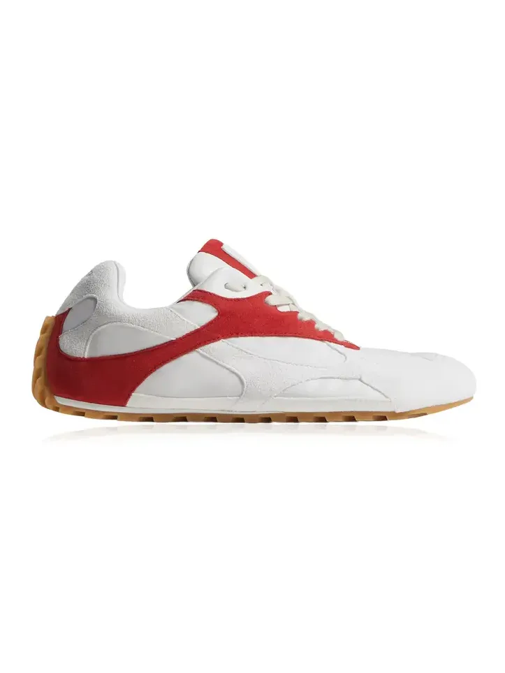 Orbit Flash Suede-Trimmed Sneakers