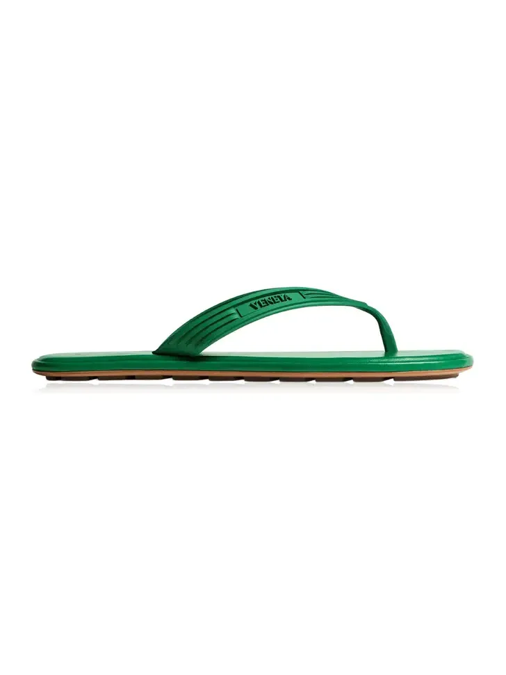 Bottega Veneta Sampieri Leather Flip Flop Sandals