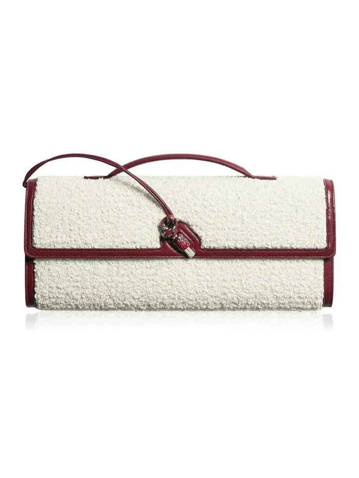 Andiamo Intrecciato Raffia & Leather Clutch Andiamo Intrecciato Raffia & Leather Clutch