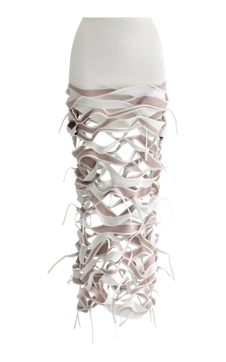 Maticevski Flicker Cutout Midi Skirt