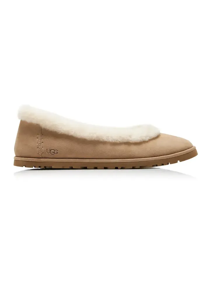 Zora Sheepskin Ballet Flats