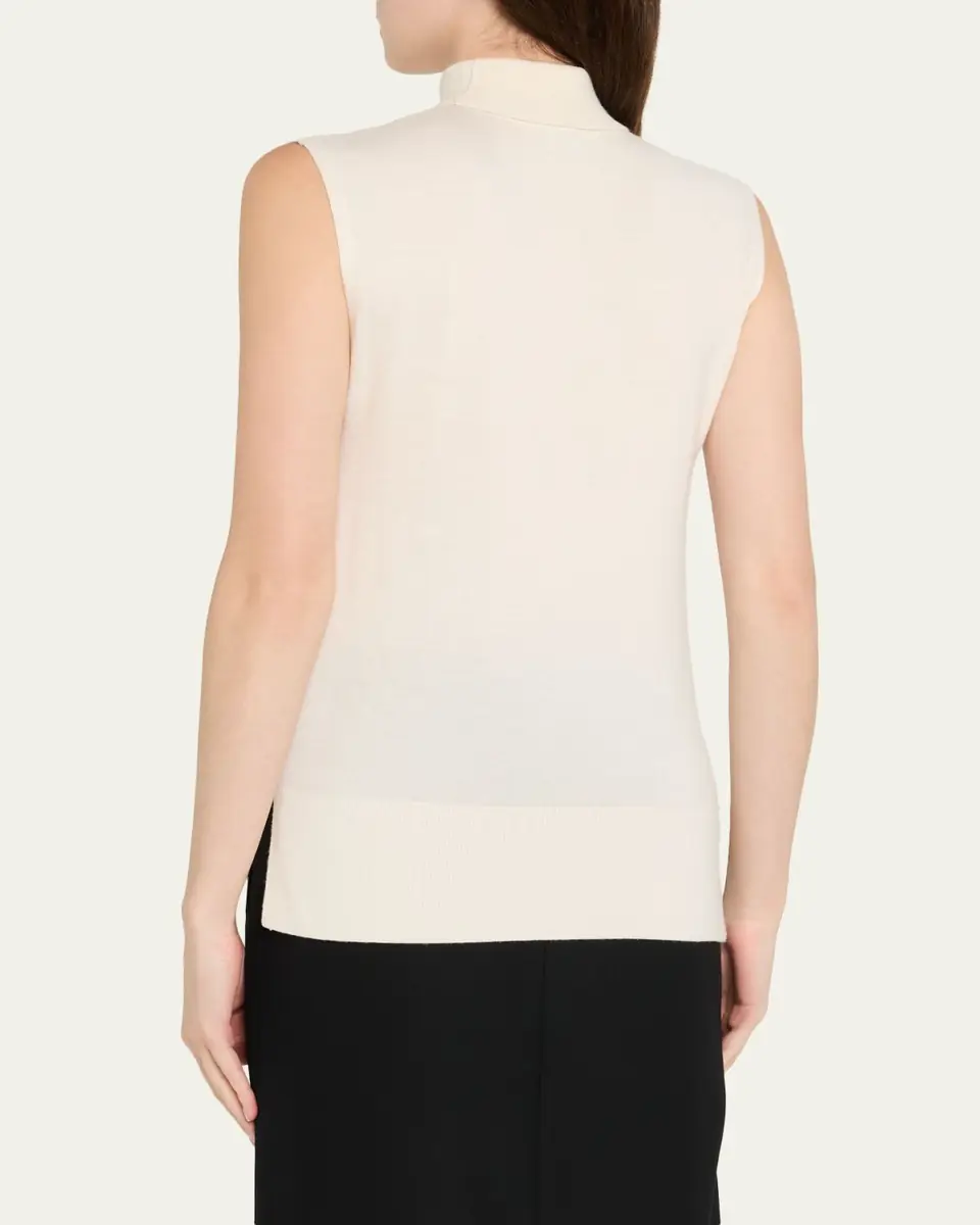 Toteme Sleeveless Turtleneck Sweater | Thumbnail 3 Toteme Sleeveless Turtleneck Sweater | Thumbnail 3