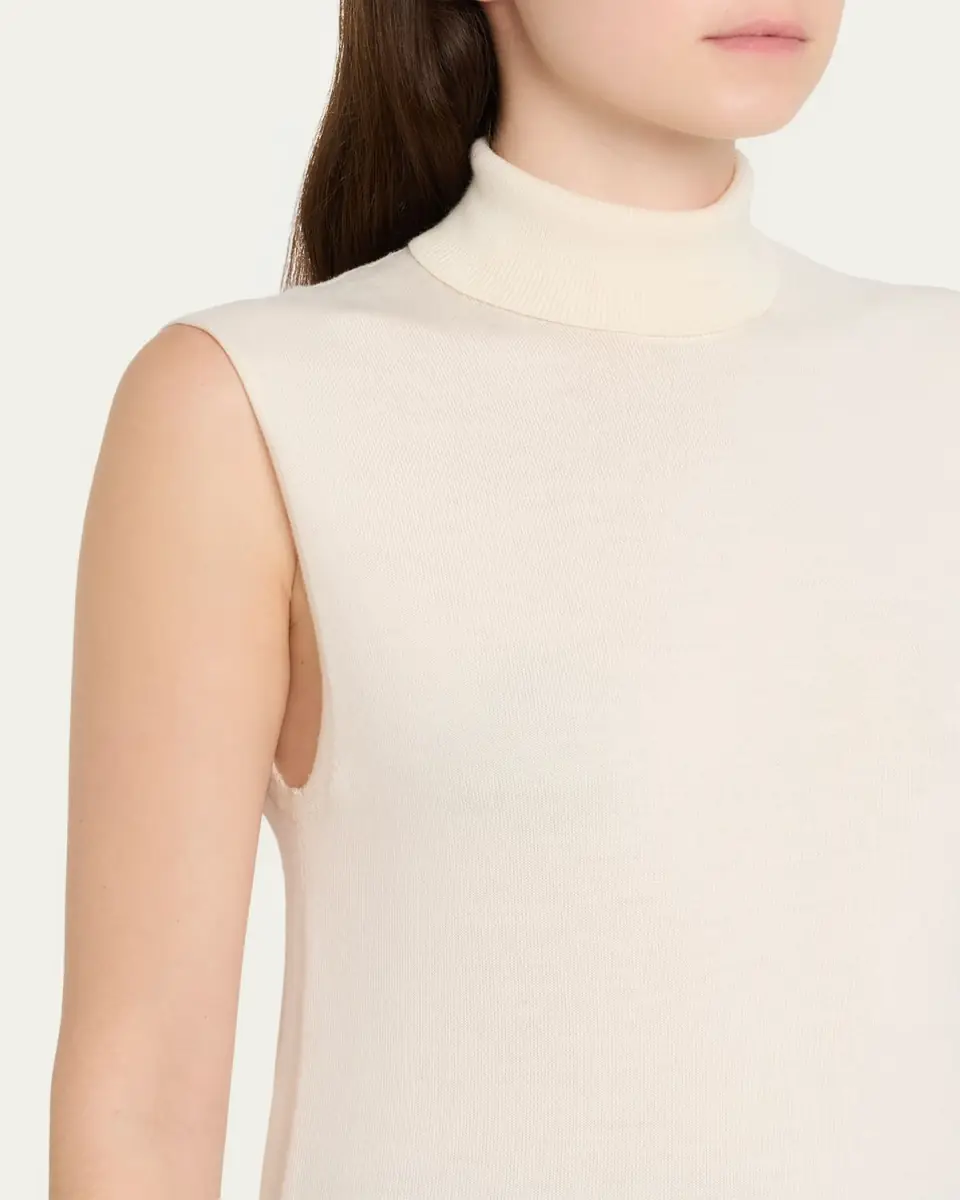 Toteme Sleeveless Turtleneck Sweater | Thumbnail 5 Toteme Sleeveless Turtleneck Sweater | Thumbnail 5