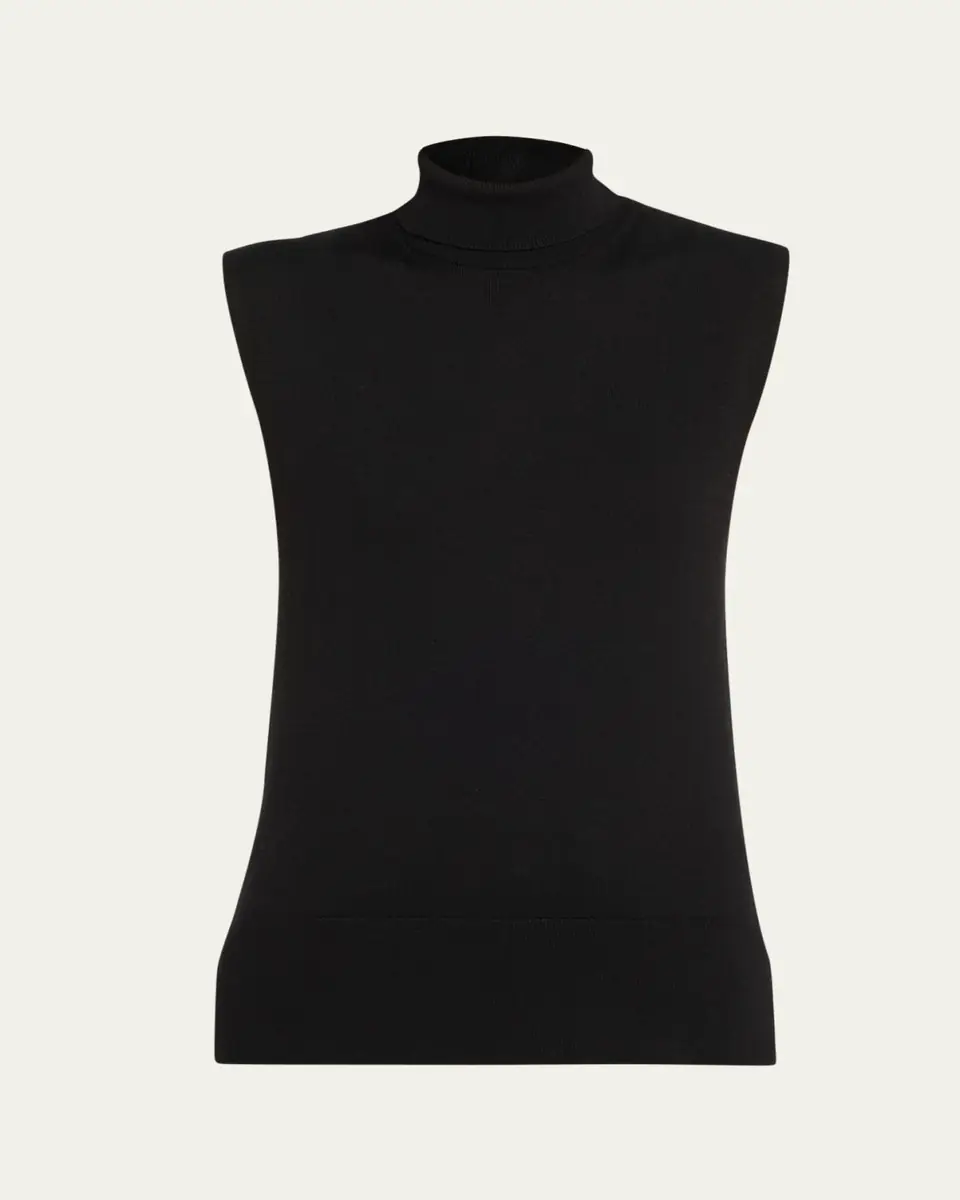 Toteme Sleeveless Turtleneck Sweater | Thumbnail 6 Toteme Sleeveless Turtleneck Sweater | Thumbnail 6