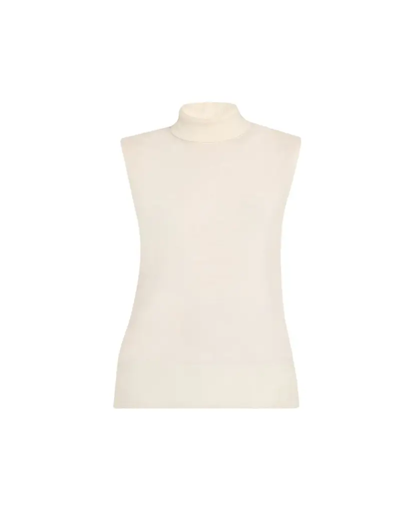 Sleeveless Turtleneck Sweater Sleeveless Turtleneck Sweater