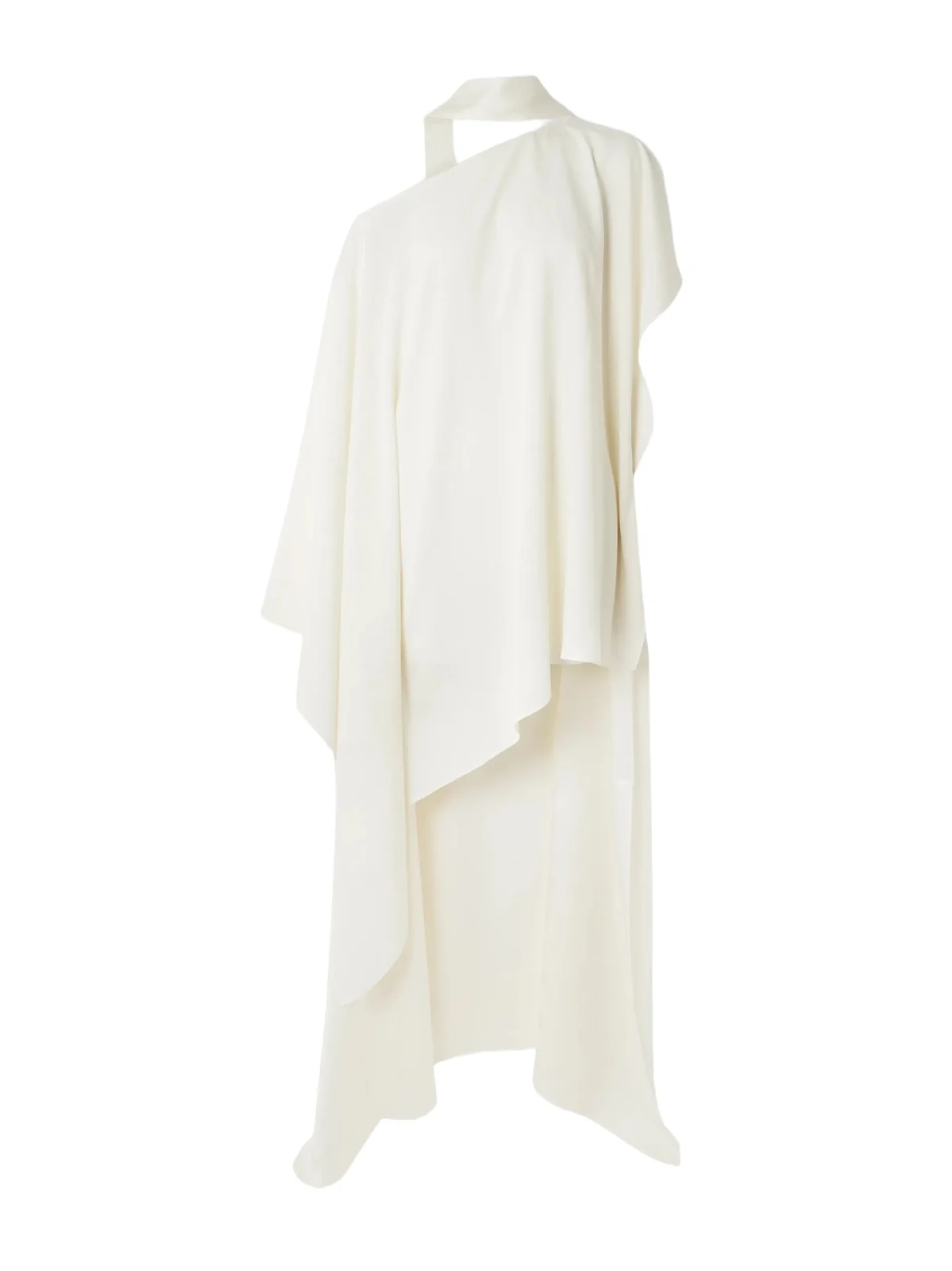 Trebbia Scarf-detailed One-shoulder Crepe-cady Kaftan Trebbia Scarf-detailed One-shoulder Crepe-cady Kaftan