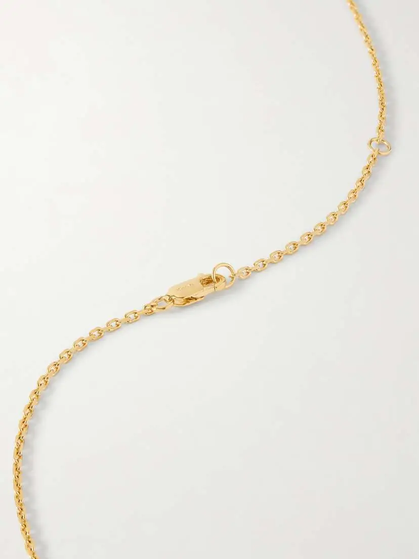 TOTEME Gold-plated, Onyx And Swarovski Crystal Necklace | Thumbnail 3 TOTEME Gold-plated, Onyx And Swarovski Crystal Necklace | Thumbnail 3